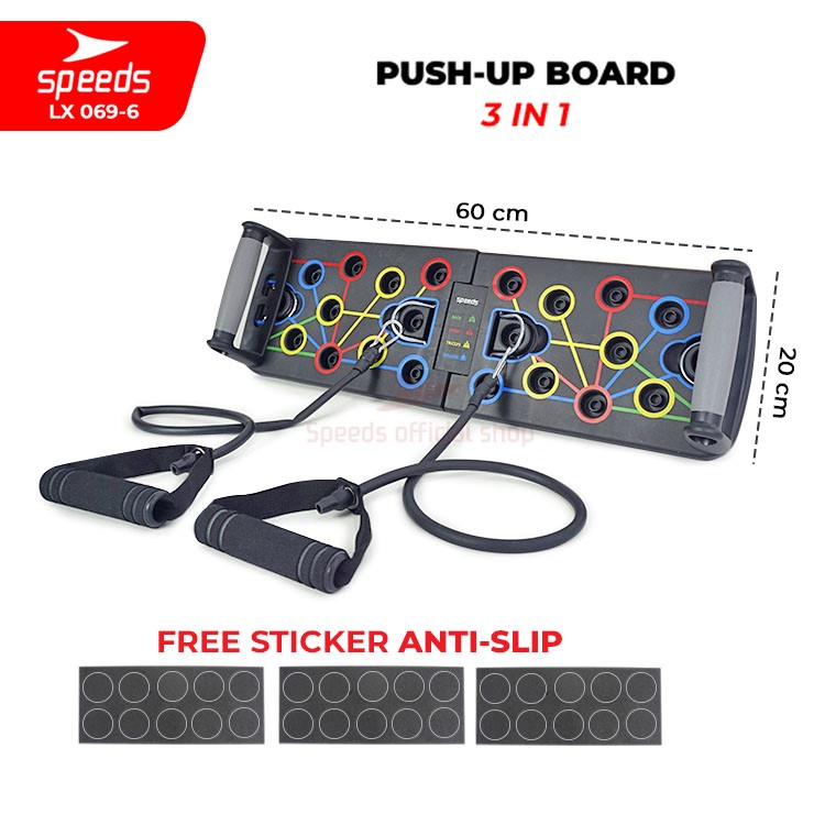 Alat Bantu Push Up untuk Latihan Fitness yang Efektif dengan SPEEDS Push Up Stand Bar