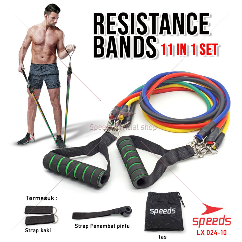 Alat Fitness Serbaguna untuk Latihan Tubuh yang Efektif dengan SPEEDS Resistance Bands