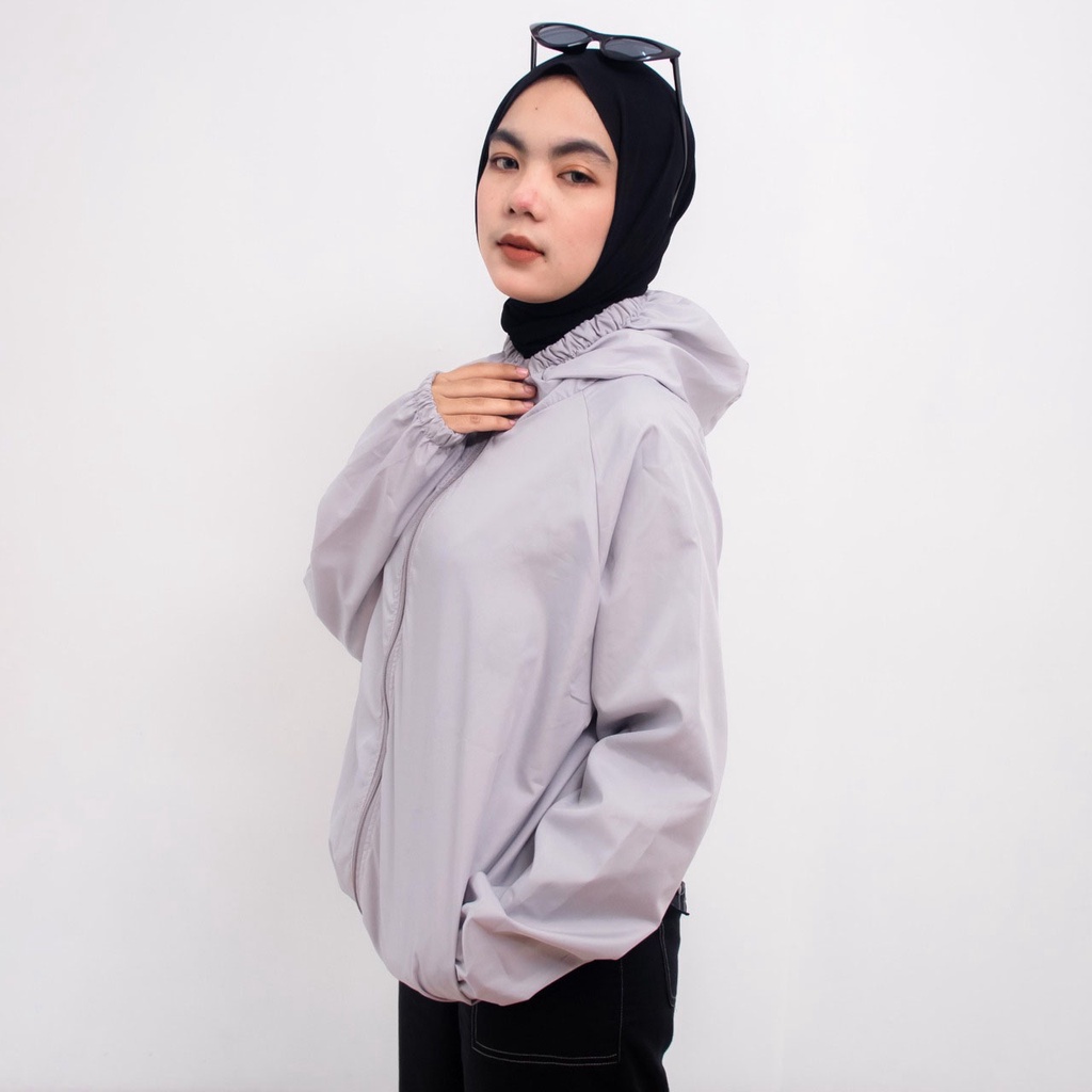 Jaket parasut unisex untuk gym dan fitness