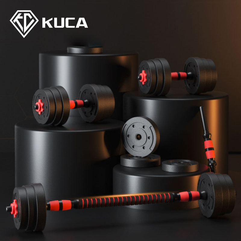 Set dumbbell untuk latihan beban